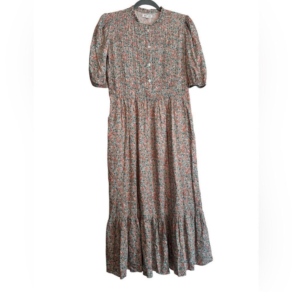 Beau & Ro Annika Floral Midi Dress